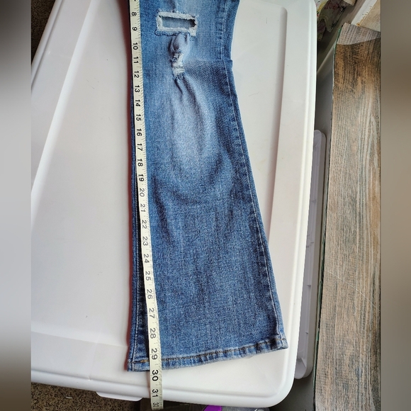 Levi's 725 High Rise Boot Cut Jeans Women's Denim Stretch Medium Blue 27. - Picture 11 of 17